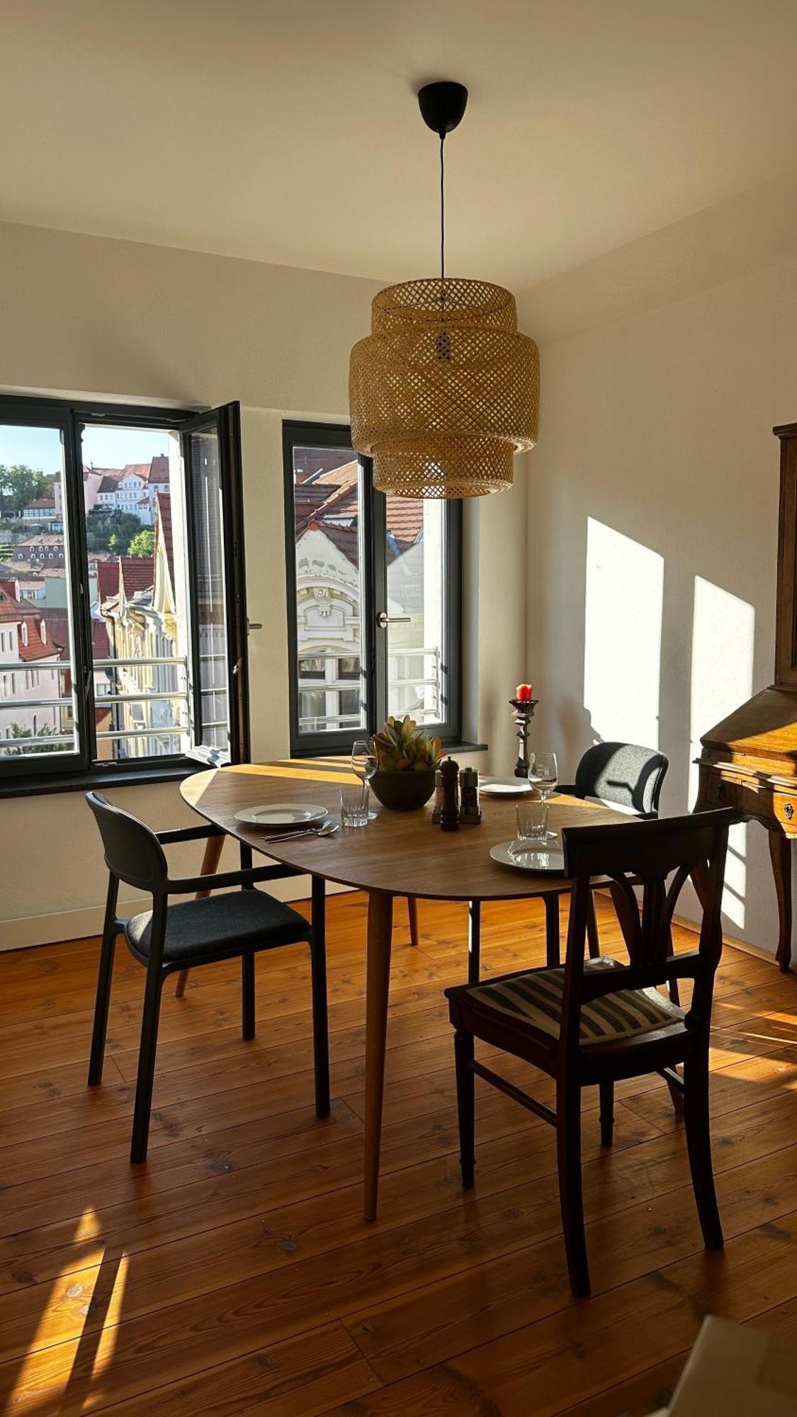 Ruhige-Moderne Wohnung Mit Burgblick Meißen Exterior foto